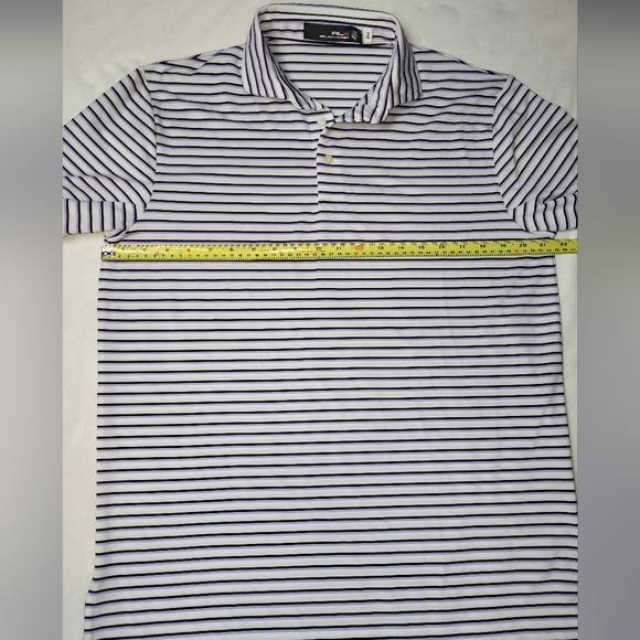 Ralph Lauren RLX Performance Polo Men's Size Medium Stripes - Picture 4 of 7